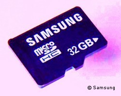 Samsung hat eine microSD mit 32 GB Kapazität angekündigt